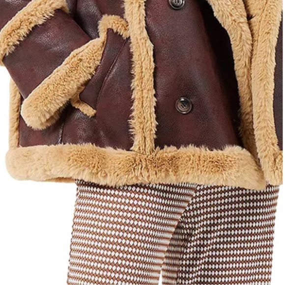 FRENCH CONNECTION BRWON COAT - Picture 11 of 14